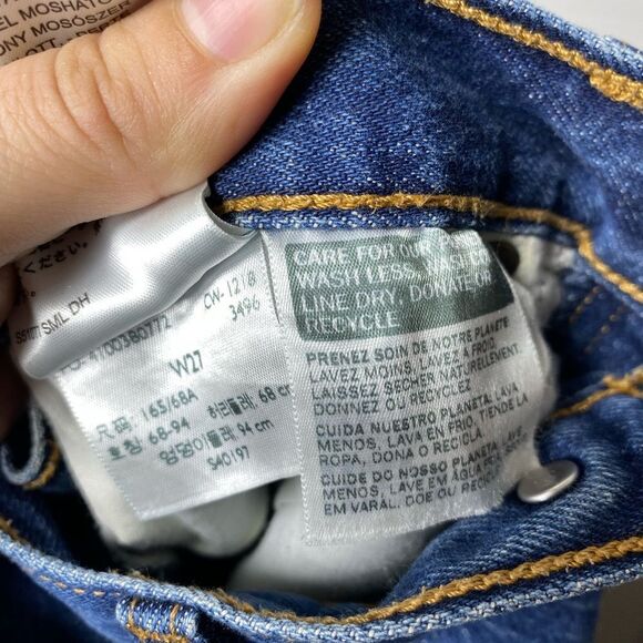 LEVI'S Wedgie Icon High-Rise Straight Leg Premium Jeans Medium Wash Size 27 - Picture 15 of 15